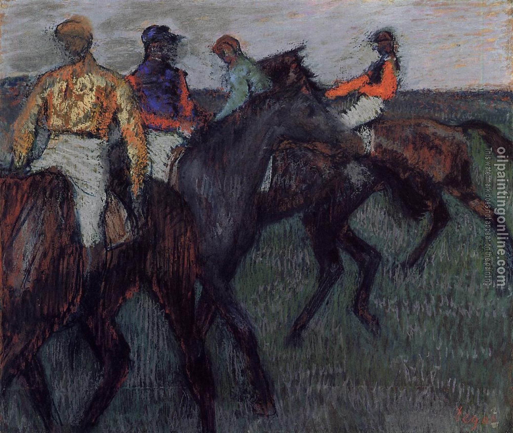 Degas, Edgar - Race Horses